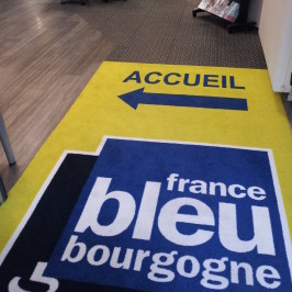 Tapis entrée imprimé